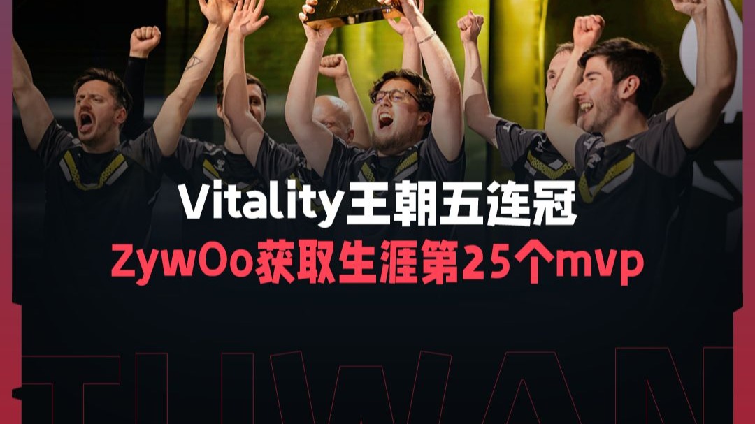 Vitality全队助攻，ZywOo成MVP当之无愧的简单介绍